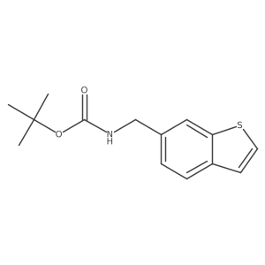 Tert-butyl (benzo[b]thiophen-6-ylmethyl)carbamate Structure
