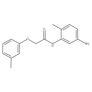 N-(5-Amino-2-methylphenyl)-2-(3-methylphenoxy)-acetamide Structure