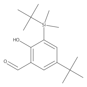 5-(1,1-Dimethylethyl)-3-[(1,1-dimethylethyl)dimethylsilyl]-2-hydroxybenzaldehyde结构式