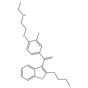 Amiodarone metabolite M1结构式