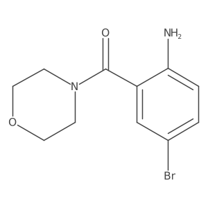 (2-Amino-5-bromophenyl)(morpholino)methanone Structure