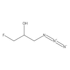 1-Azido-3-fluoropropan-2-ol Structure
