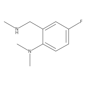4-Fluoro-N,N-dimethyl-2-((methylamino)methyl)aniline结构式