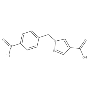 1-(4-Nitro-benzyl)-1H-pyrazole-4-carboxylic acid Structure