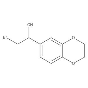 (1S)-2-bromo-1-(2,3-dihydro-1,4-benzodioxin-6-yl)ethanol Structure