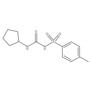 1-(4-Methylphenyl)sulfonyl-3-pyrrolidin-1-ylurea结构式