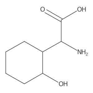 (2S)-2-Amino-2-(2-hydroxycyclohexyl)acetic acid结构式