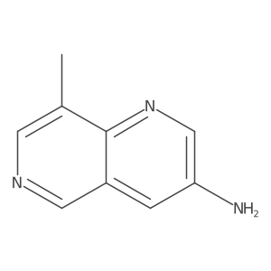 8-Methyl-1,6-naphthyridin-3-amine结构式