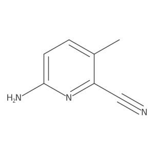 6-Amino-3-methylpyridine-2-carbonitrile结构式