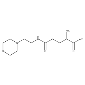 N-[2-(4-Morpholinyl)ethyl]-L-glutamine Structure