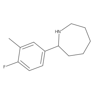 2-(4-Fluoro-3-methylphenyl)azepane结构式