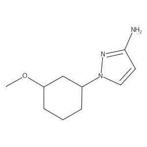 1-(3-methoxycyclohexyl)-1H-pyrazol-3-amine Structure