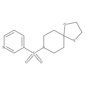 8-(Pyridin-3-ylsulfonyl)-1-oxa-4-thia-8-azaspiro[4.5]decane Structure
