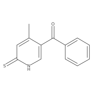 (6-Mercapto-4-methylpyridin-3-yl)(phenyl)methanone Structure