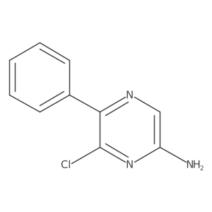 6-Chloro-5-phenylpyrazin-2-amine Structure