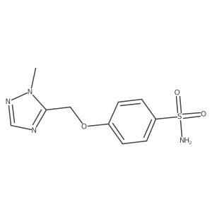 4-[(1-methyl-1H-1,2,4-triazol-5-yl)methoxy]benzene-1-sulfonamide Structure