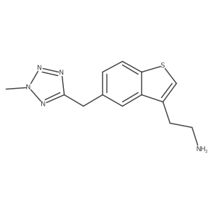 Benzo[b]thiophene-3-ethanamine,5-[(2-methyl-2h-tetrazol-5-yl)methyl]- Structure