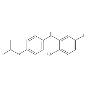 5-bromo-N1-(4-isopropoxyphenyl)benzene-1,2-diamine结构式