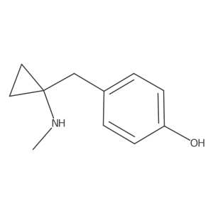 4-{[1-(Methylamino)cyclopropyl]methyl}phenol结构式