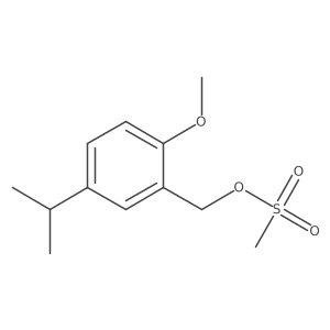 5-Isopropyl-2-methoxybenzyl methanesulfonate结构式