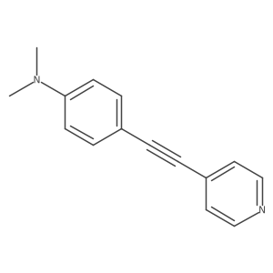 Dimethyl-(4-pyridin-4-ylethynyl-phenyl)-amine Structure