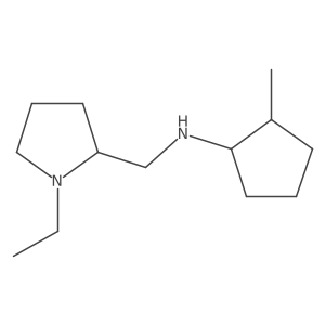 N-[(1-ethylpyrrolidin-2-yl)methyl]-2-methylcyclopentan-1-amine结构式