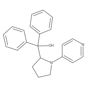 I+/-,I+/--Diphenyl-1-(4-pyridinyl)-2-pyrrolidinemethanol结构式