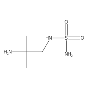 [(2-Amino-2-methylpropyl)sulfamoyl]amine结构式