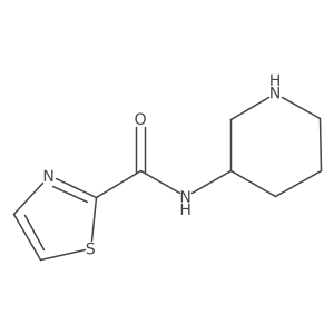 (R)-N-(piperidin-3-yl)thiazole-2-carboxamide结构式