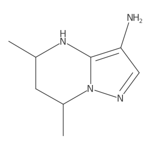 5,7-Dimethyl-4H,5H,6H,7H-pyrazolo[1,5-a]pyrimidin-3-amine Structure