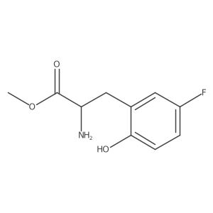 Methyl2-amino-3-(5-fluoro-2-hydroxyphenyl)propanoatehcl结构式