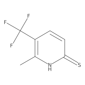 6-Mercapto-2-methyl-3-(trifluoromethyl)pyridine Structure