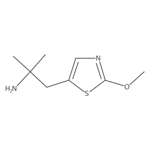1-(2-Methoxy-1,3-thiazol-5-yl)-2-methylpropan-2-amine结构式