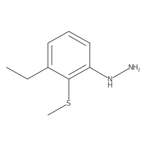 1-(3-Ethyl-2-(methylthio)phenyl)hydrazine结构式