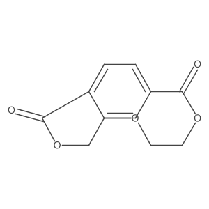 3,6,9-Trioxa-1(1,4)-benzenacyclodecaphane-2,10-dione Structure