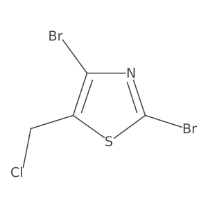2,4-dibromo-5-(chloromethyl)Thiazole结构式