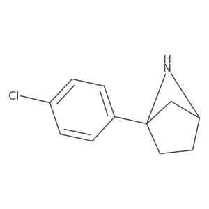 1-(4-Chlorophenyl)-5-azabicyclo[2.1.1]hexane Structure