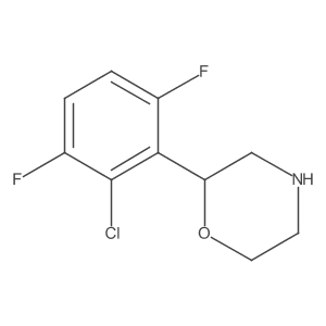 2-(2-Chloro-3,6-difluorophenyl)morpholine Structure