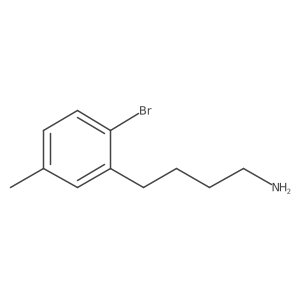 4-(2-Bromo-5-methylphenyl)butan-1-amine Structure
