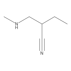 2-[(Methylamino)methyl]butanenitrile结构式