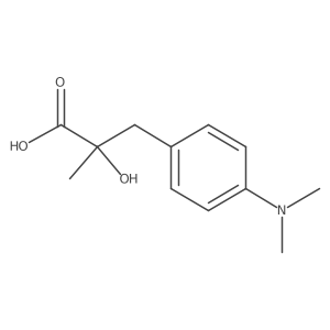 3-[4-(Dimethylamino)phenyl]-2-hydroxy-2-methylpropanoic acid Structure