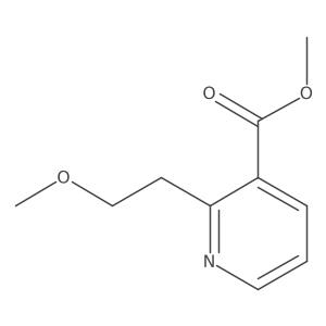 Methyl 2-(2-methoxyethyl)nicotinate结构式