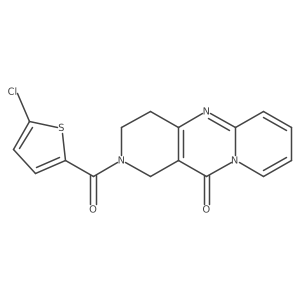 2-(5-chlorothiophene-2-carbonyl)-3,4-dihydro-1H-dipyrido[1,2-a:4',3'-d]pyrimidin-11(2H)-one Structure