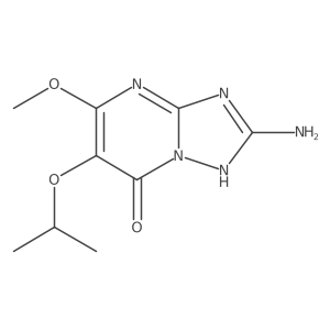 2-Amino-5-methoxy-6-(propan-2-yloxy)-4H,7H-[1,2,4]triazolo[1,5-a]pyrimidin-7-one Structure