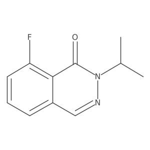 8-Fluoro-2-(propan-2-yl)-1,2-dihydrophthalazin-1-one结构式
