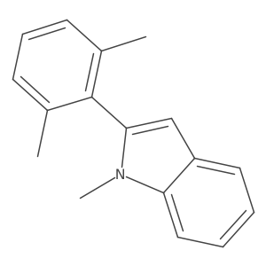 2-(2,6-Dimethylphenyl)-1-methylindole Structure