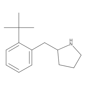 2-[(2-Tert-butylphenyl)methyl]pyrrolidine结构式