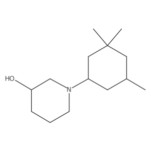 1-(3,3,5-Trimethylcyclohexyl)piperidin-3-ol结构式