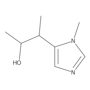 3-(1-methyl-1H-imidazol-5-yl)butan-2-ol结构式