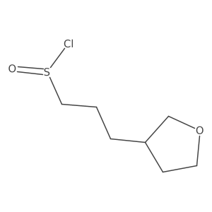 3-(Oxolan-3-yl)propane-1-sulfinyl chloride结构式